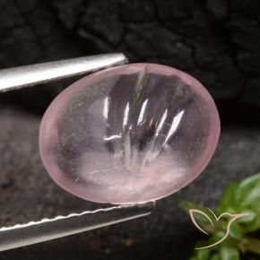 9,17 ctw natürlicher Mittelrosa Morganit, Oval, Transparent