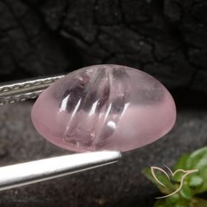 9,17 ctw natürlicher Mittelrosa Morganit, Oval, Transparent