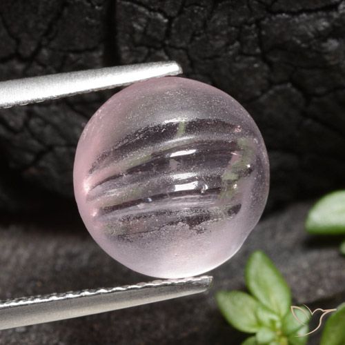5.01ct Natürlicher hellrosa Morganit, Runden, Lichtdurchlässig