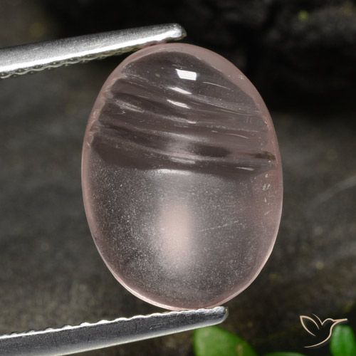 4.09ct Natürlicher Helles Korallenrosa Morganit, Oval, Transparent