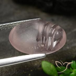 9,17 ctw natürlicher Helles Korallenrosa Morganit, Oval, Transparent