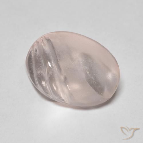 4.15ct Natürlicher hellrosa Morganit, Oval, Transparent