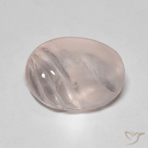 9,17 ctw natürlicher hellrosa Morganit, Oval, Transparent