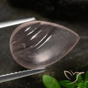 9,17 ctw natürlicher Rosenrosa-Ton Morganit, Birnenform, Transparent