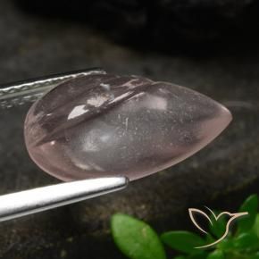 9,17 ctw natürlicher Rosenrosa-Ton Morganit, Birnenform, Transparent