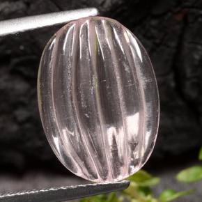 9,17 ctw natürlicher Korallenrosa-Ton Morganit, Oval Schliff, Transparent