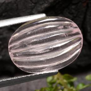 9,17 ctw natürlicher Korallenrosa-Ton Morganit, Oval Schliff, Transparent