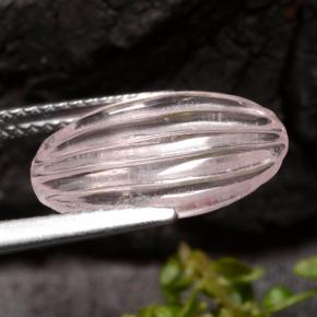 9,17 ctw natürlicher Korallenrosa-Ton Morganit, Oval Schliff, Transparent