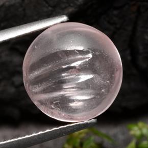 9,17 ctw natürlicher Hellrosa Morganit, Rund Schliff, Transparent