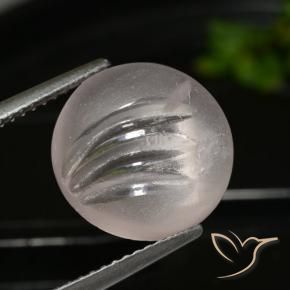 9,17 ctw natürlicher Rosenrosa-Ton Morganit, Runden, Transparent