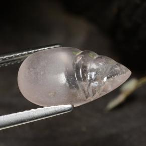 9,17 ctw natürlicher hellrosa Morganit, Birnenform, Transparent