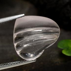 9,17 ctw natürlicher Korallenrosa-Ton Morganit, Herzform, Transparent