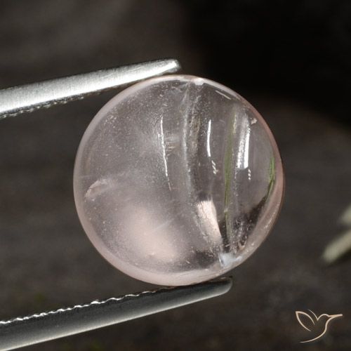4.57ct Natürlicher Mittel-Hellrosa Morganit, Runden, Transparent