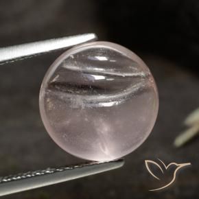9,17 ctw natürlicher Mittel-Hellrosa Morganit, Runden, Transparent