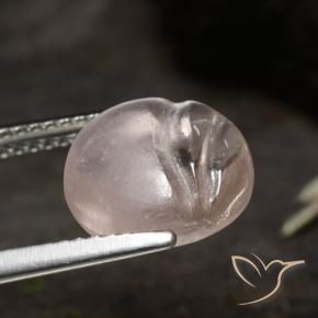 9,17 ctw natürlicher Mittel-Hellrosa Morganit, Runden, Transparent