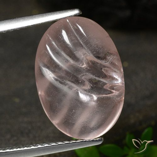 5.45ct Natürlicher Mittelrosa Morganit, Oval, Transparent