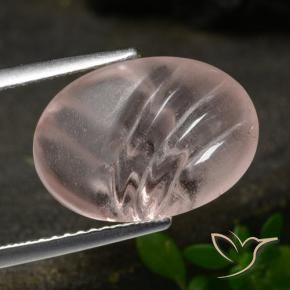 9,17 ctw natürlicher Mittelrosa Morganit, Oval, Transparent