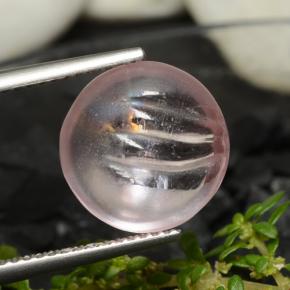 9,17 ctw natürlicher hellrosa Morganit, Rund Schliff, Transparent