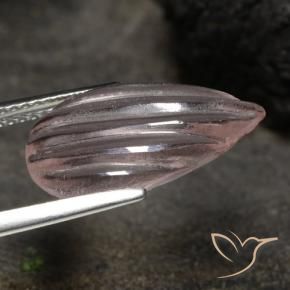 9,17 ctw natürlicher Rosenrosa-Ton Morganit, Birnenform, Transparent