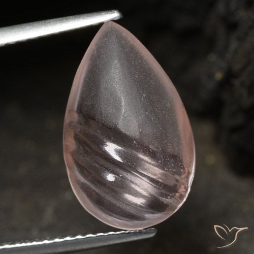 5.70ct Natürlicher Mittel-Hellrosa Morganit, Birnenform, Transparent