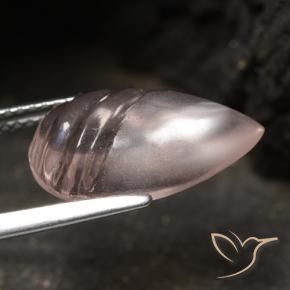 9,17 ctw natürlicher Mittel-Hellrosa Morganit, Birnenform, Transparent