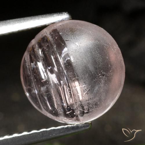 3.03ct Natürlicher Mittel-Hellrosa Morganit, Runden, Transparent