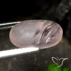 9,17 ctw natürlicher Korallenrosa-Ton Morganit, Oval, Transparent