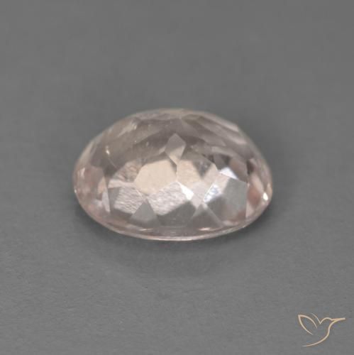 9,17 ctw natürlicher Flamingorosa Morganit, Oval, VS