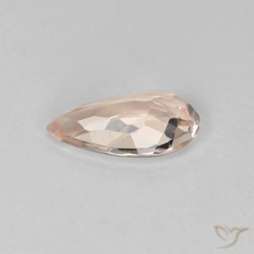 9,17 ctw natürlicher Medium Light-Pink Morganit, Birnenform, VVS-VS