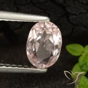 9,17 ctw natürlicher hellrosa Morganit, Oval, VS