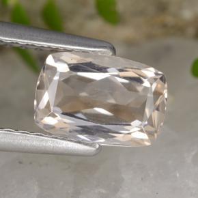 9,17 ctw natürlicher hellrosa Morganit, Kissenschliff, VVS-VS