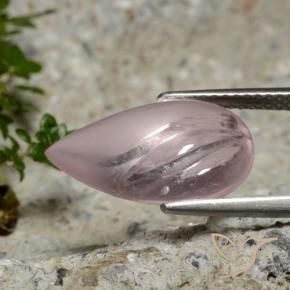 9,17 ctw natürlicher hellrose-rosa Morganit, Birnenform, Transparent