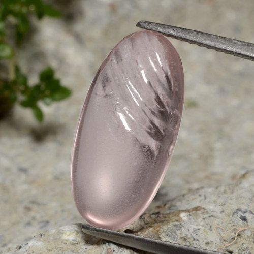 4.80ct Natürlicher Helles Korallenrosa Morganit, Oval, Transparent