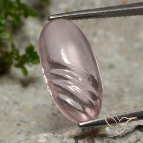 9,17 ctw natürlicher Helles Korallenrosa Morganit, Oval, Transparent
