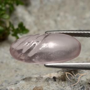 9,17 ctw natürlicher Helles Korallenrosa Morganit, Oval, Transparent