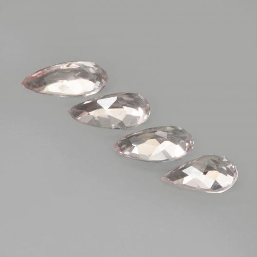 2.03 ct natürliche Korallenrosa-Ton Morganit-Edelsteine, Birnenform, VVS