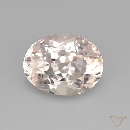 2.43ct Natürlicher Mittel-Hellrosa Morganit, Oval, VS