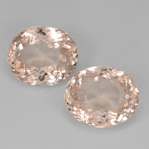 10,96 ct natürliche rosafarbener Morganit-Edelsteine, Oval Schliff, VVS-VS