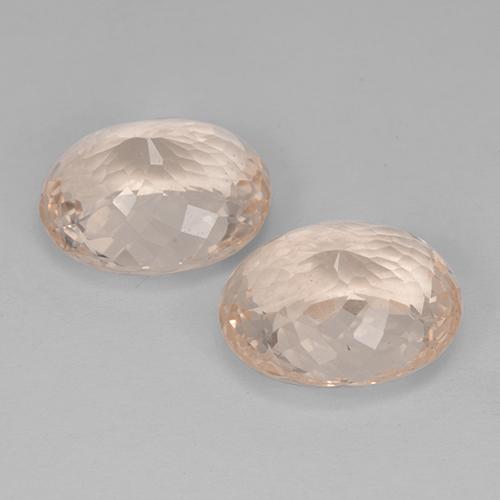 10,96 ct natürliche rosafarbener Morganit-Edelsteine, Oval Schliff, VVS-VS