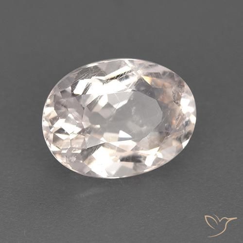 9,17 ctw natürlicher Lachs-rosa Morganit, Oval, VS-SI