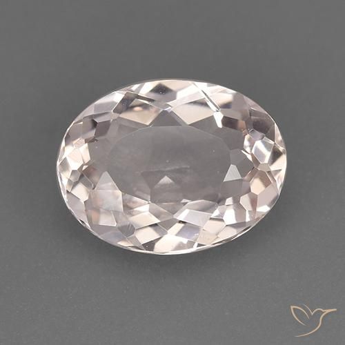 1.64ct Natürlicher Mittel-Hellrosa Morganit, Oval, VVS-VS