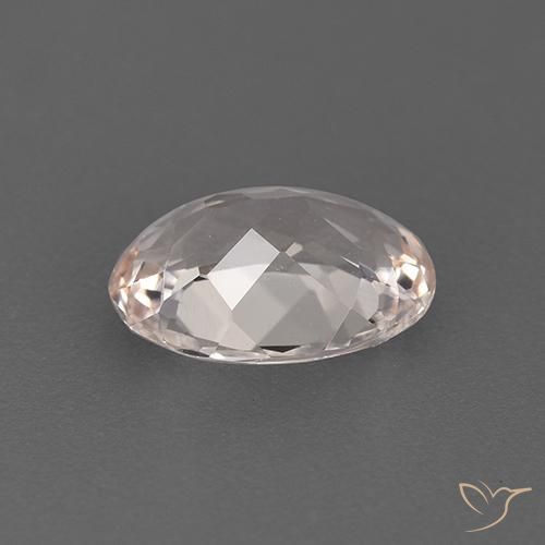 9,17 ctw natürlicher Mittel-Hellrosa Morganit, Oval, VS