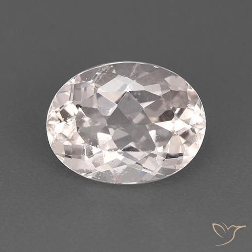1.79ct Natürlicher Weiß Morganit, Oval, VS