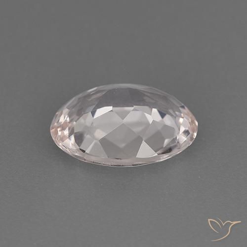 9,17 ctw natürlicher Weiß Morganit, Oval, VVS-VS
