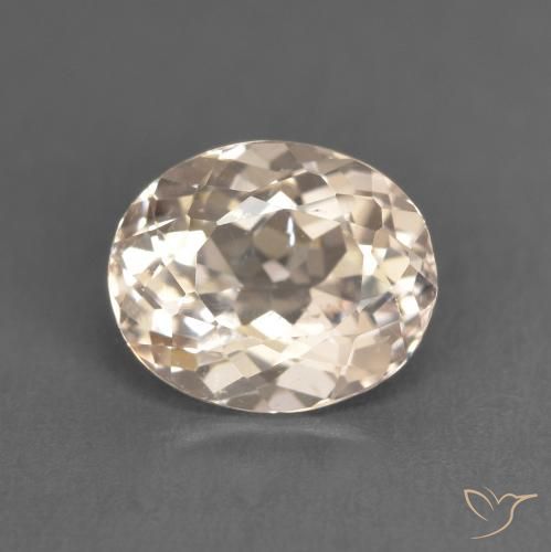 1.54ct Natürlicher Mittelrosa Morganit, Oval, VS