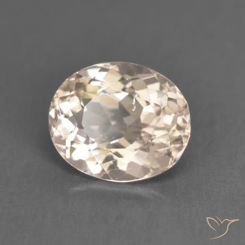 9,17 ctw natürlicher Mittelrosa Morganit, Oval, VS