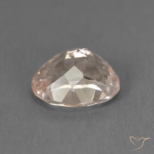 9,17 ctw natürlicher Mittelrosa Morganit, Oval, VS