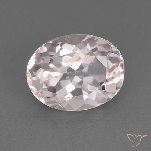 1.86ct Natürlicher hellrosa Morganit, Oval, VS
