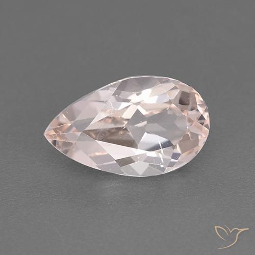 1.30ct Natürlicher Rosenrosa-Ton Morganit, Birnenform, VS