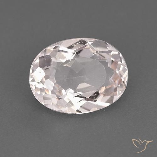 1.51ct Natürlicher hellrosa Morganit, Oval, VS
